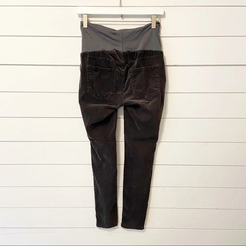 A Pea in the Pod | Gray Corduroy Skinny Pants Size XS
